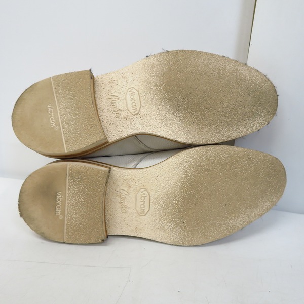 実際に弊社で買取させて頂いたCHEANEY/チーニー ストレートチップ レースアップシューズ ホワイト/6.5の画像 2枚目