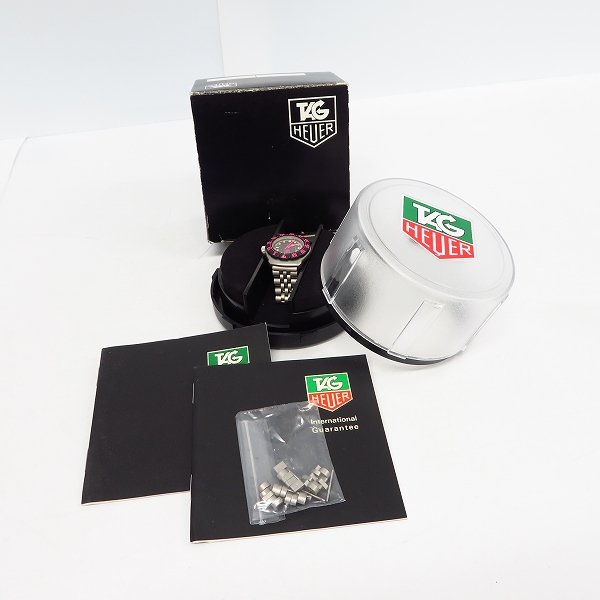 実際に弊社で買取させて頂いたTAG HEUER/タグホイヤー フォーミュラー1 プロフェッショナル 腕時計 377.508【動作未確認】の画像 5枚目