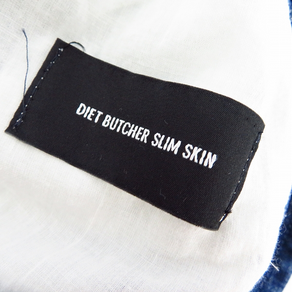 実際に弊社で買取させて頂いたDIET BUTCHER SLIM SKIN/ダイエットブッチャースリムスキン 14SS デニムロングジャケット/2の画像 3枚目