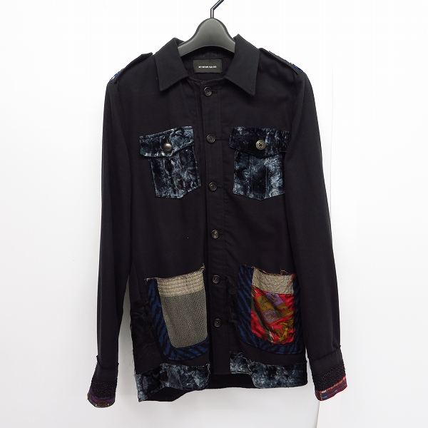 実際に弊社で買取させて頂いたDIET BUTCHER SLIM SKIN/ダイエットブッチャースリムスキン 11AW 切替シャツ/1