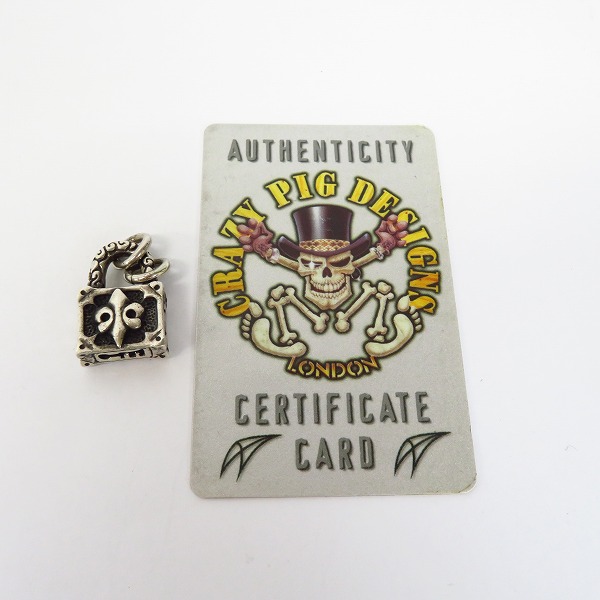 実際に弊社で買取させて頂いた【ギャラ付】CRAZY PIG/クレイジーピッグ パドロックペンダントの画像 8枚目