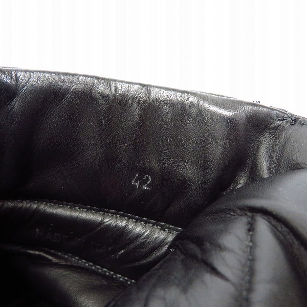 実際に弊社で買取させて頂いたBALMAIN/バルマン レオパード柄 サイドジップ ハイカットスニーカー/42の画像 5枚目