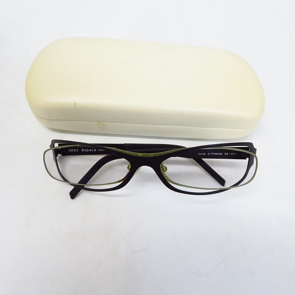 実際に弊社で買取させて頂いたSpec espace/スペック エスパス メガネフレーム/アイウェア/ES-6071 Col.28の画像 8枚目