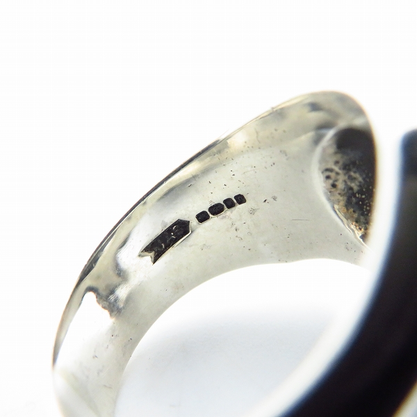 実際に弊社で買取させて頂いたCRAZY PIG/クレイジーピッグ スモール エビル スカルリング 16号の画像 5枚目