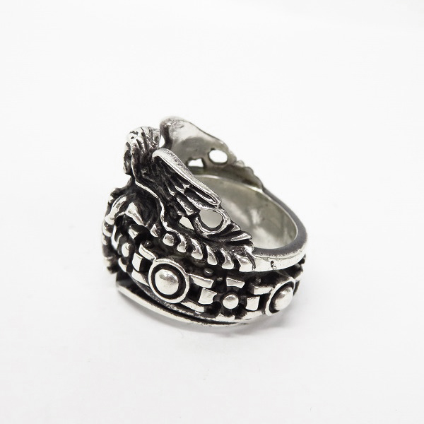 実際に弊社で買取させて頂いたLEATHERS&TREASURES/レザーズアンドトレジャーズ  リボルビング リング L ガーディアンエンジェル 11～11.5号の画像 2枚目