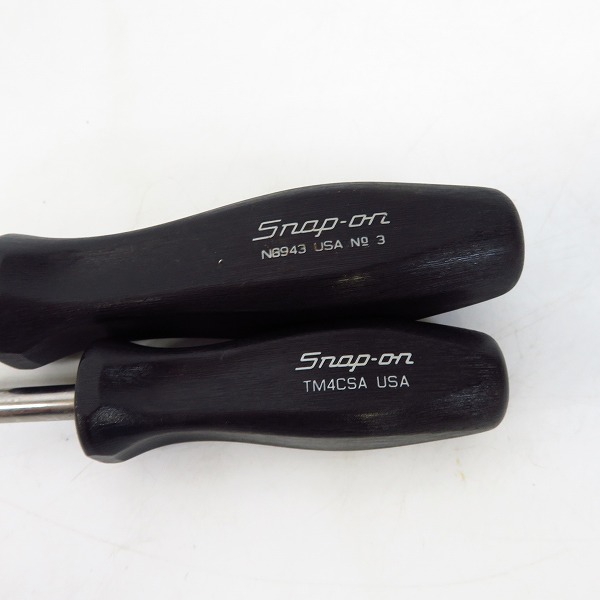 実際に弊社で買取させて頂いたSNAP-ON/スナップオン スクエアハンドル ドライバー TM4CSA/N6943  2点セットの画像 1枚目