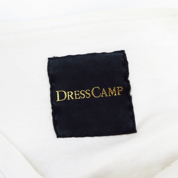 実際に弊社で買取させて頂いたDRESS CAMP/ドレスキャンプ リップ刺繍 VネックロングTシャツ Sの画像 2枚目