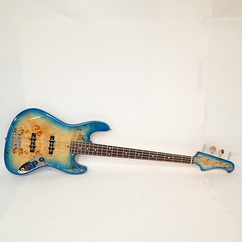 実際に弊社で買取させて頂いた★Bacchus/バッカス WL-434 BP BL-B WOODLINE ジャズベースタイプ エレキベース ソフトケースの画像 1枚目