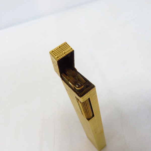 実際に弊社で買取させて頂いたdunhill/ダンヒル ローラーガスライター 卓上/ロング ゴールドの画像 4枚目