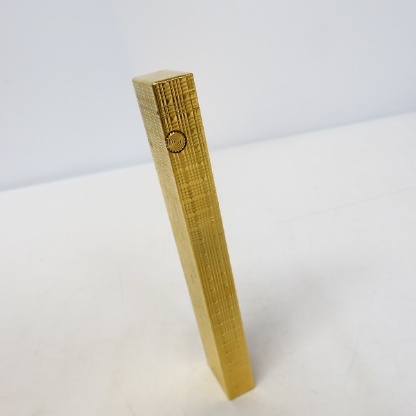 実際に弊社で買取させて頂いたdunhill/ダンヒル ローラーガスライター 卓上/ロング ゴールドの画像 2枚目