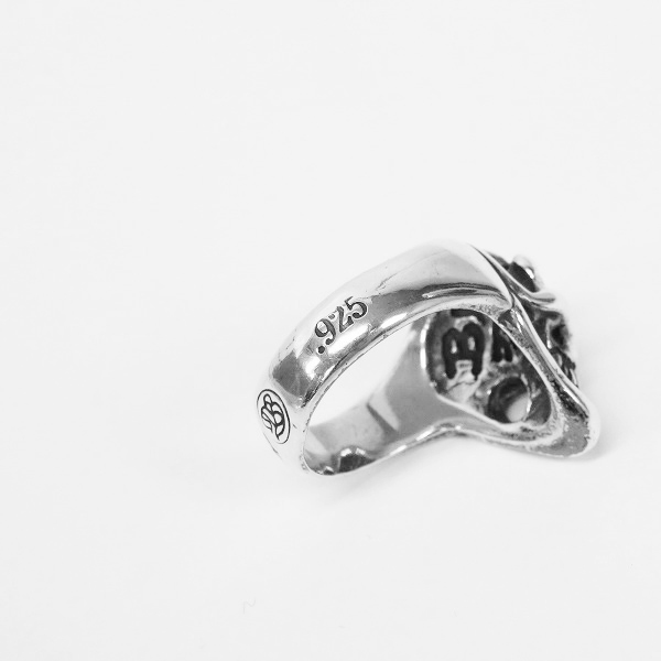 実際に弊社で買取させて頂いたBILL WALL LEATHER/BWL/ビルウォールレザー グッドラックスカル リング/15.5号の画像 7枚目