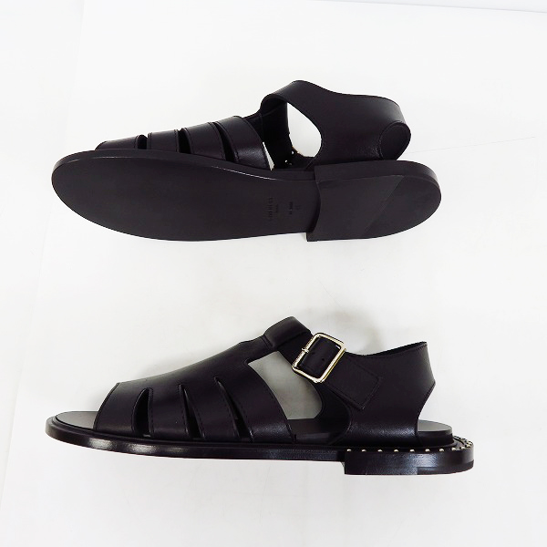 実際に弊社で買取させて頂いたGIVENCHY/ジバンシィ レザー サンダル BM08186954 001/41の画像 3枚目