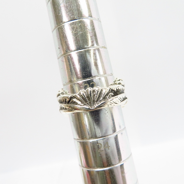 実際に弊社で買取させて頂いた【ギャラ付き】BWL/ビルウォールレザー WING LOVE/ ウィングwラブ シルバーリング/23号の画像 7枚目