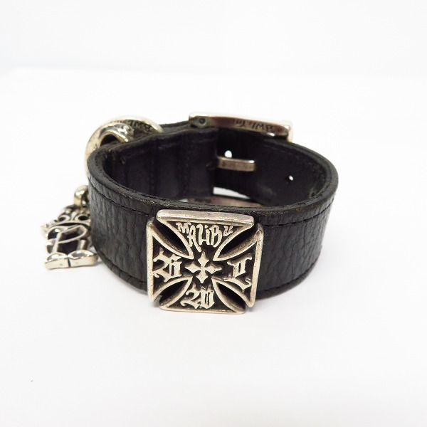 実際に弊社で買取させて頂いたBILL WALL LEATHER/ビルウォールレザー レザー ブレスレットの画像 2枚目