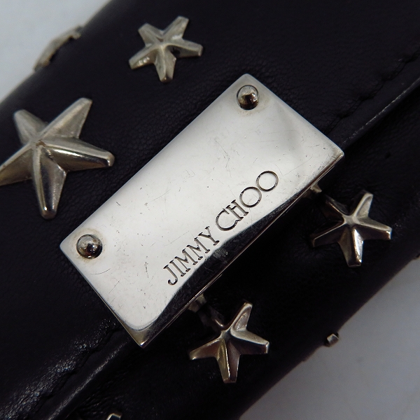 実際に弊社で買取させて頂いたJIMMY CHOO/ジミーチュウ スタースタッズ レザーキーケースの画像 7枚目
