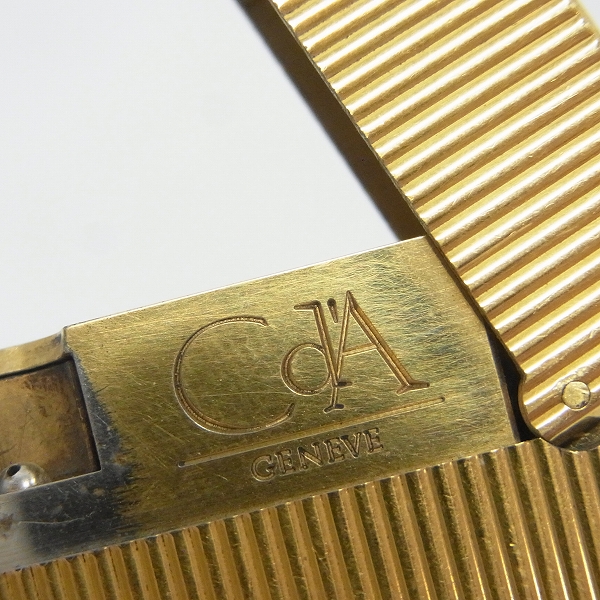 実際に弊社で買取させて頂いたCARAN d'ACHE/カランダッシュ ガスライター ストライプ ゴールドの画像 5枚目