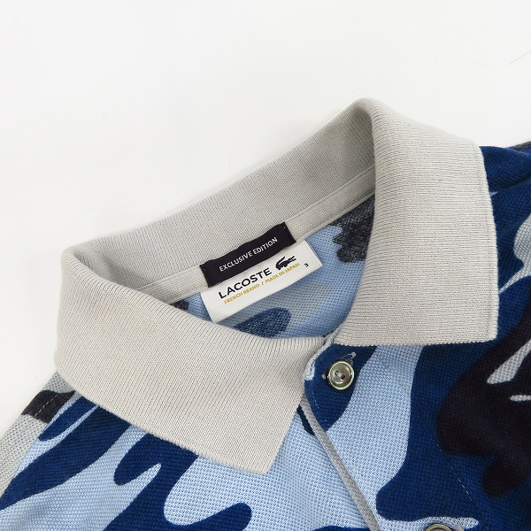 実際に弊社で買取させて頂いたLACOSTE/ラコステ 半袖 ポロシャツ カモ柄/迷彩 3の画像 4枚目
