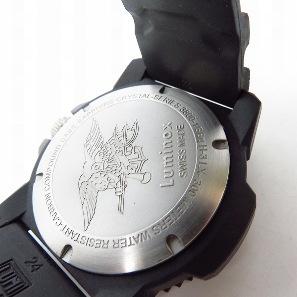 実際に弊社で買取させて頂いたLUMINOX/ルミノックス CARBON SEAL/カーボンシールズ 腕時計 3801 の画像 3枚目