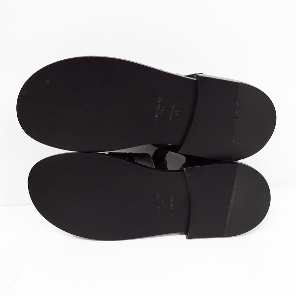 実際に弊社で買取させて頂いたGIVENCHY/ジバンシィ レザー サンダル BM08186954 001/41の画像 2枚目