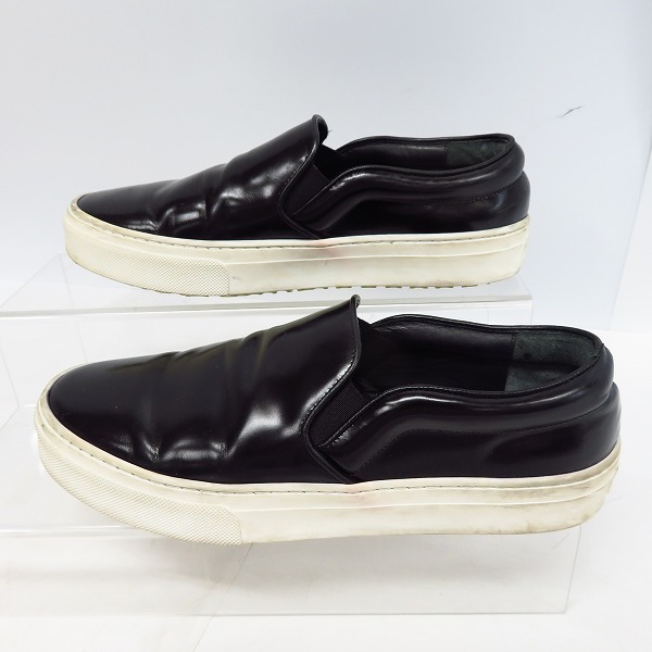 実際に弊社で買取させて頂いたCELINE/セリーヌ スリッポン/レザースニーカー/ブラック/38の画像 3枚目