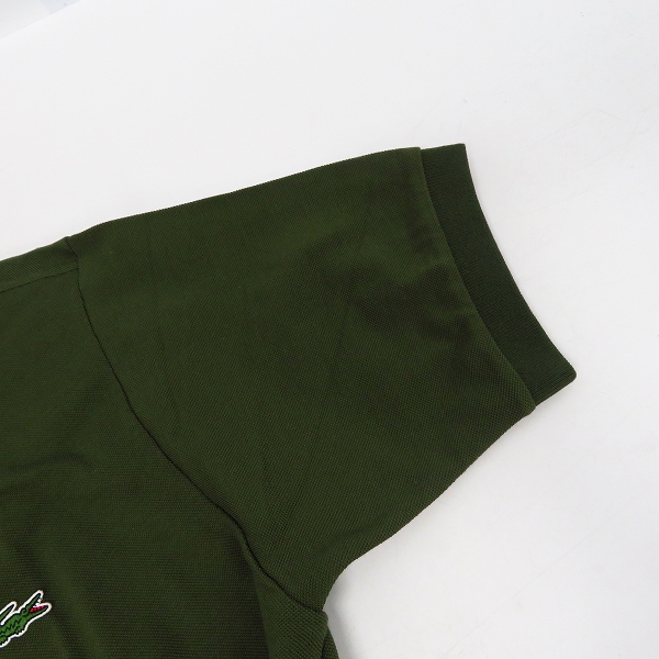 実際に弊社で買取させて頂いたLACOSTE/ラコステ 半袖ポロシャツ グリーン系 4/Mの画像 6枚目