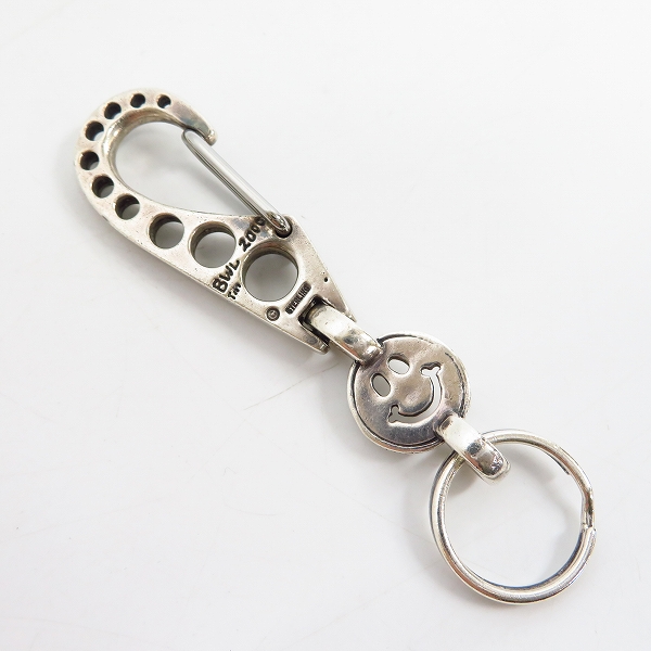 実際に弊社で買取させて頂いたBWL/Bill Wall Leather/ビルウォールレザー 2000 クリップｗ/ハッピーフェイス キーチェーン KC775