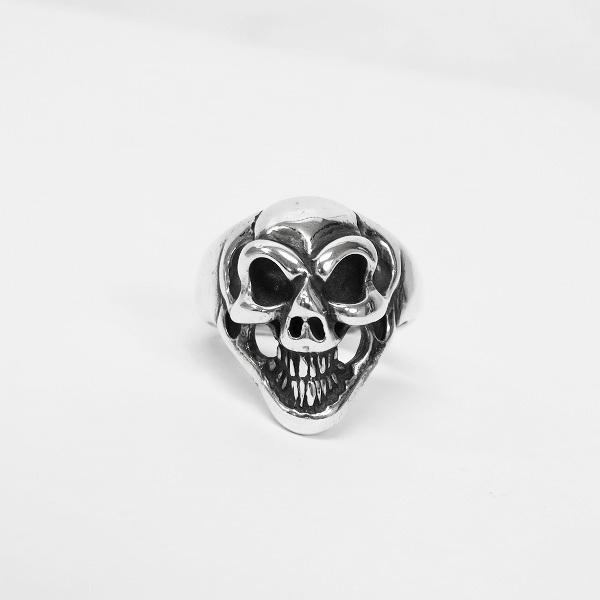 実際に弊社で買取させて頂いたBILL WALL LEATHER/BWL/ビルウォールレザー グッドラックスカル リング/15.5号の画像 1枚目