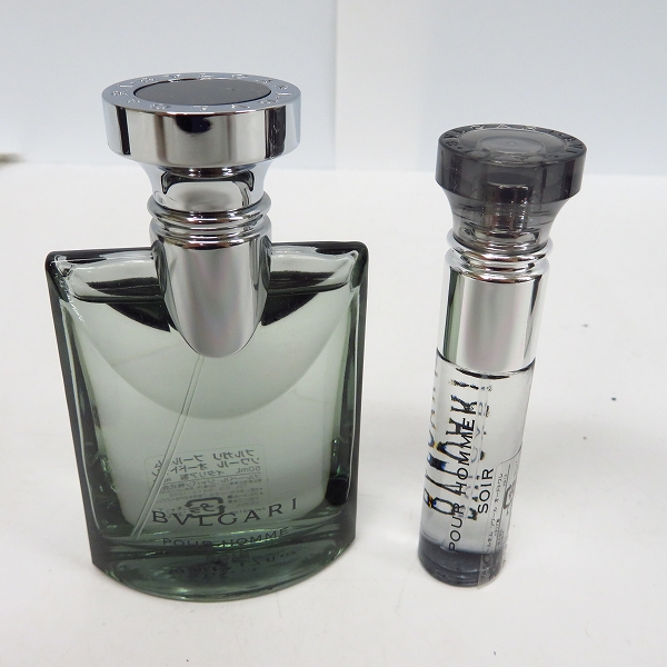 実際に弊社で買取させて頂いたBVLGARI/ブルガリ POUR HOMME SOIR/プールオム ソワール オードトワレ/10ml/50ml/2点セットの画像 1枚目