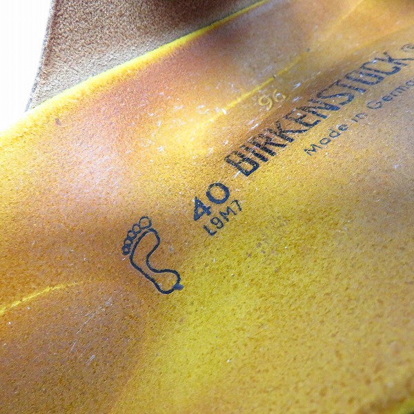 実際に弊社で買取させて頂いたBIRKENSTOCK/ビルケンシュトック レザーサンダル/40の画像 5枚目