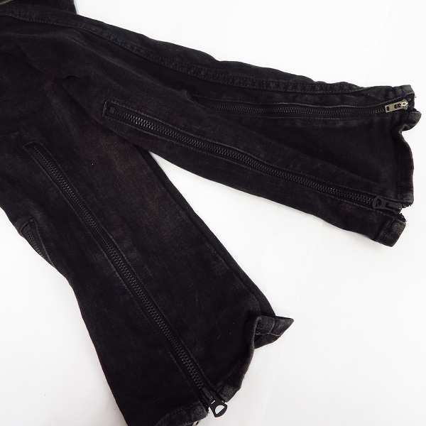 実際に弊社で買取させて頂いたIF SIX WAS NINE/イフシックスワズナイン レースアップデニムパンツ SBCM-9 009F/31の画像 6枚目