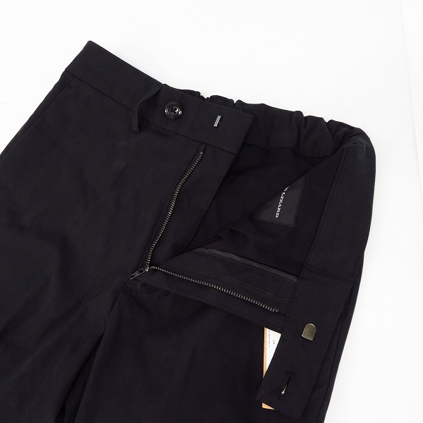 実際に弊社で買取させて頂いた【未使用】LOUNGE LIZARD/ラウンジリザード パンツ ブラック 1の画像 2枚目