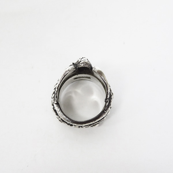 実際に弊社で買取させて頂いたLEATHERS&TREASURES/レザーズアンドトレジャーズ  リボルビング リング L ガーディアンエンジェル 11～11.5号の画像 4枚目