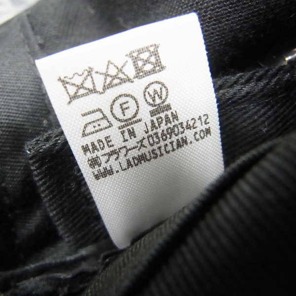 実際に弊社で買取させて頂いたLAD MUSICIAN/ラッドミュージシャン 6パネル ABNORMAL刺繍 キャップ 2218-921の画像 8枚目