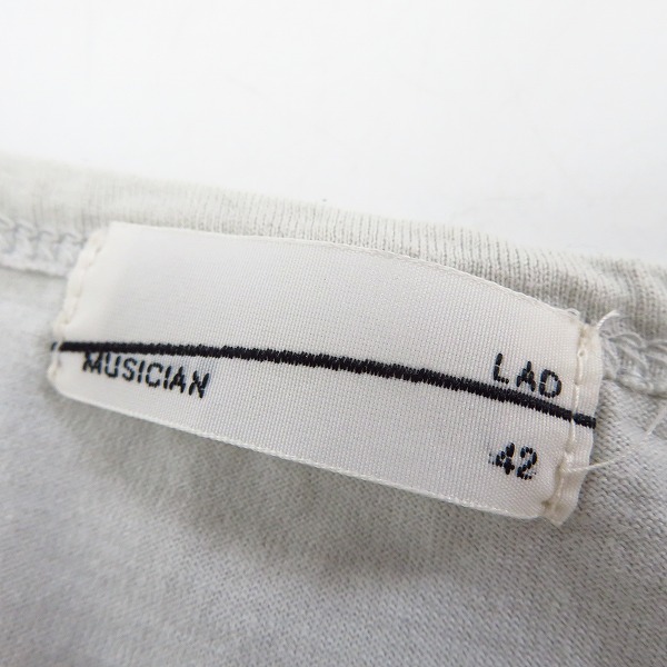 実際に弊社で買取させて頂いたLAD MUSICIAN/ラッドミュージシャン 2トーン オーバーサイＴシャツの画像 2枚目
