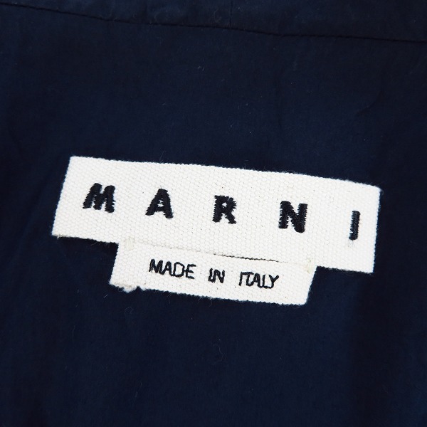 実際に弊社で買取させて頂いたMARNI/マルニ 2017 総柄 ナイロンフーデットコート/48 の画像 2枚目