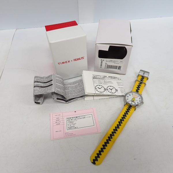 実際に弊社で買取させて頂いたTIMEX×PEANUTS/タイメックス×ピーナッツ CHARLIE/チャーリー・ブラウン/時計/TW24R41100の画像 5枚目