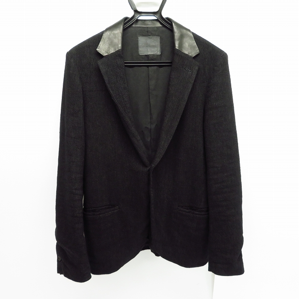 実際に弊社で買取させて頂いたBACKLASH/バックラッシュ リネンウール製品染め テーラードジャケット 1459-03 Size：M
