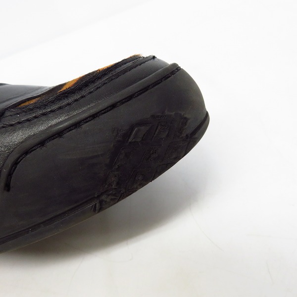 実際に弊社で買取させて頂いたBALMAIN/バルマン レオパード柄 サイドジップ ハイカットスニーカー/42の画像 6枚目