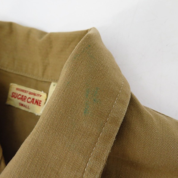 実際に弊社で買取させて頂いたSUGAR CANE×LOONY TUNES/シュガーケーン× ルーニー テューンズ コラボワッペンワークシャツ Sの画像 5枚目