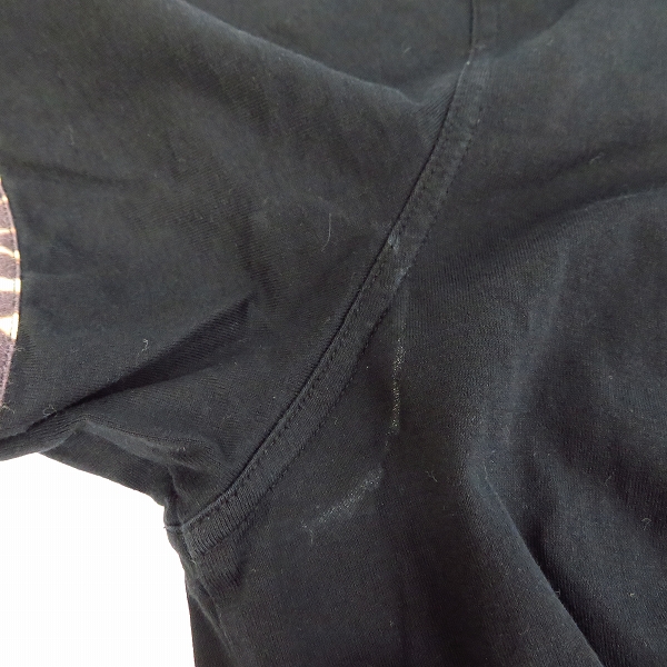 実際に弊社で買取させて頂いたGIVENCHY/ジバンシィ 11SS 部分レオパード カットソー/Tシャツ/Mの画像 5枚目