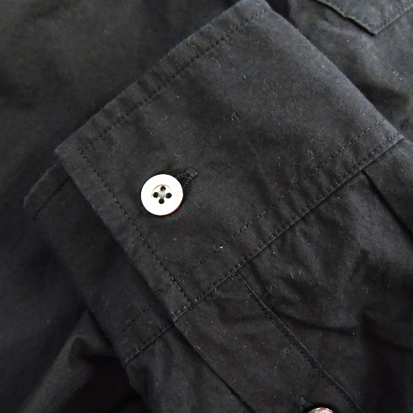 実際に弊社で買取させて頂いたLouuge Linard/ラウンジリザード 長袖シャツ ブラック/1の画像 6枚目