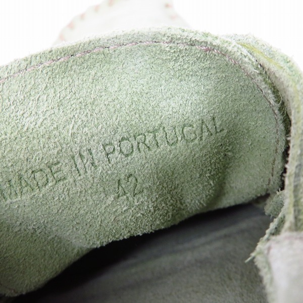 実際に弊社で買取させて頂いたARMANI JEANS/アルマーニジーンズ モカシン イーグルプレート スウェードレザー デッキシューズ/42の画像 5枚目