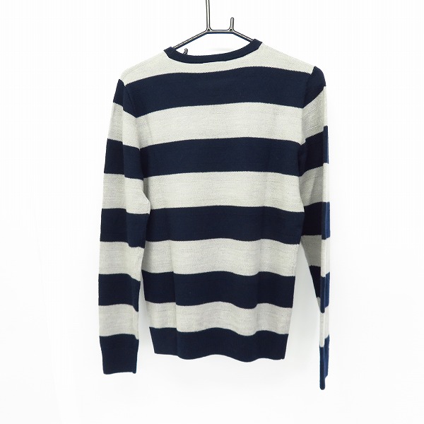実際に弊社で買取させて頂いたLACOSTE/ラコステ ニット ボーダー グレー/ネイビー 3の画像 1枚目