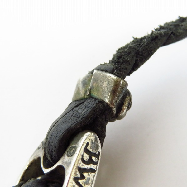 実際に弊社で買取させて頂いたBWL/ビルウォールレザー マリブクロス ペンダントｗ/Tバー&ミュージシャンレザーネックレス ネックレスの画像 8枚目