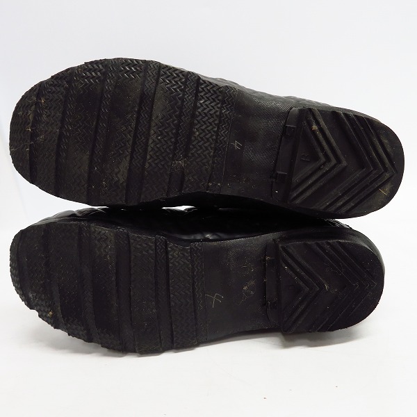 実際に弊社で買取させて頂いたHUNTER×JIMMY CHOO/ハンター×ジミーチュウ クロコ型押し レインブーツ/UK4の画像 2枚目