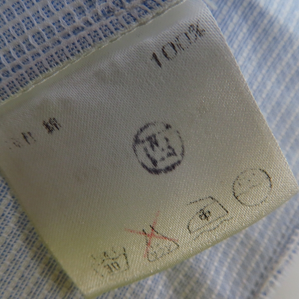 実際に弊社で買取させて頂いたBORRELLI×BARNEYS NEWYORK/ボレッリ×バーニーズニューヨーク 長袖シャツ/39の画像 3枚目