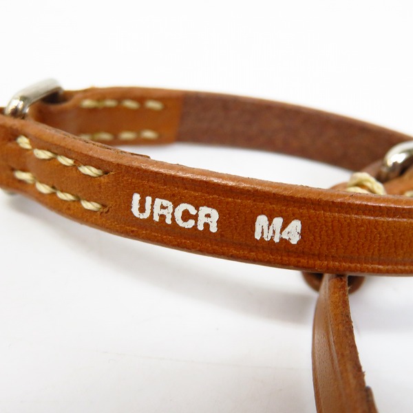 UNDERCOVER/アンダーカバー 二重巻き レザーブレスレット/バングルの