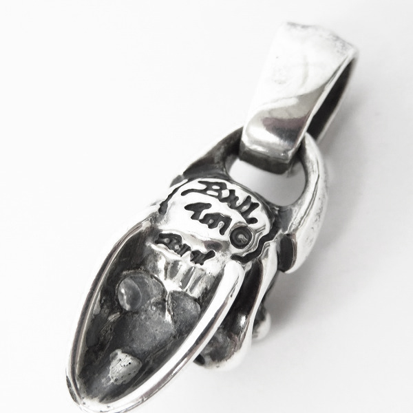 実際に弊社で買取させて頂いたBILL WALL LEATHER/BWL/ビルウォールレザー グッドラックスカル ペンダントの画像 3枚目