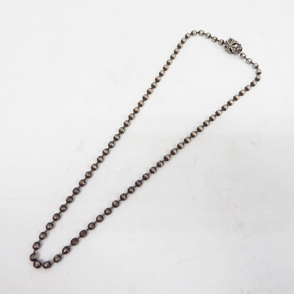 実際に弊社で買取させて頂いたBWL/ビルウォールレザー 5.5mm ラージボールチェーン 23インチの画像 3枚目