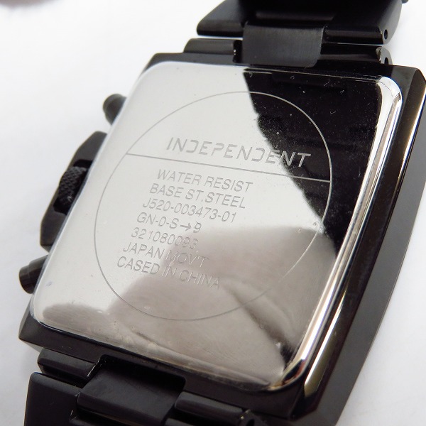 実際に弊社で買取させて頂いたCITIZEN/シチズン INDEPENDENT/インディペンデント J520-003473-01【動作未確認】の画像 3枚目